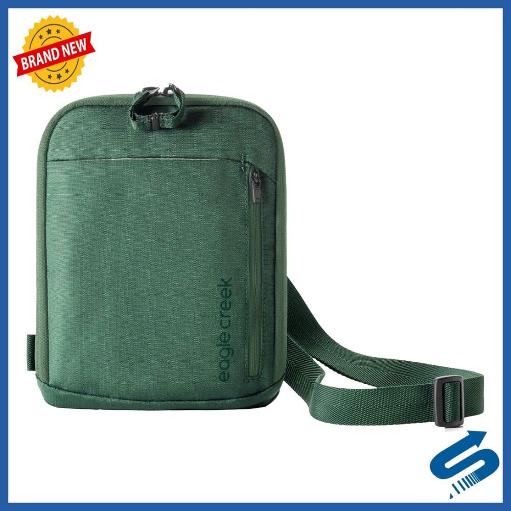 RFID-Blocking Crossbody Bag for Men, Travel-Ready with Adjustable Strap